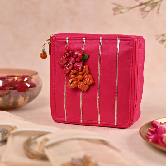 Jewellery Organizer with 5 Detachable Pouches - Gulnar Collection