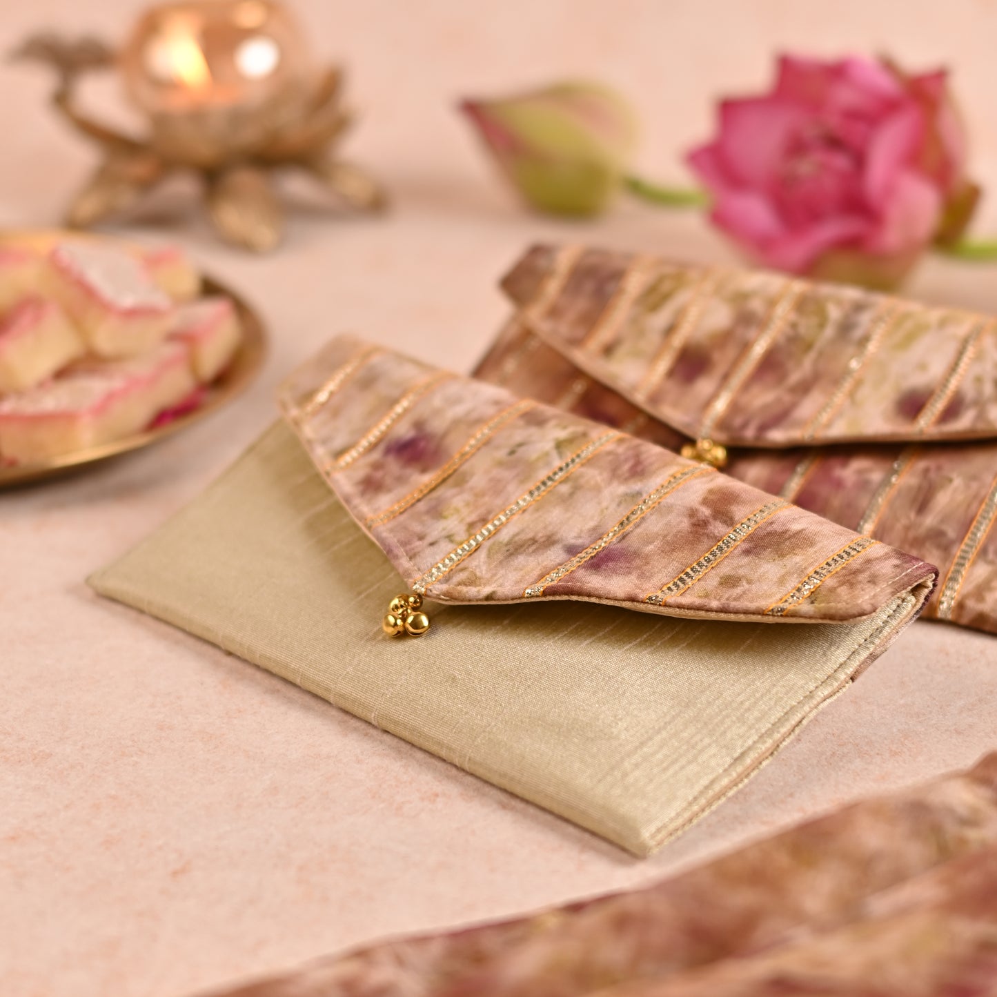 Naturally Dyed Fabric Money Envelopes (Set Of 2)