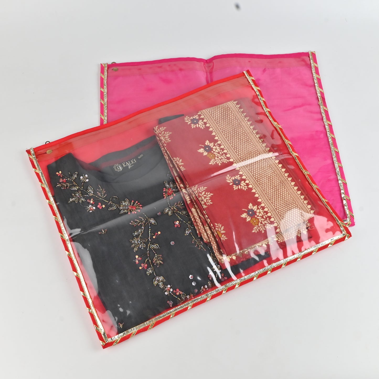Banaavat Transparent Saree Cover