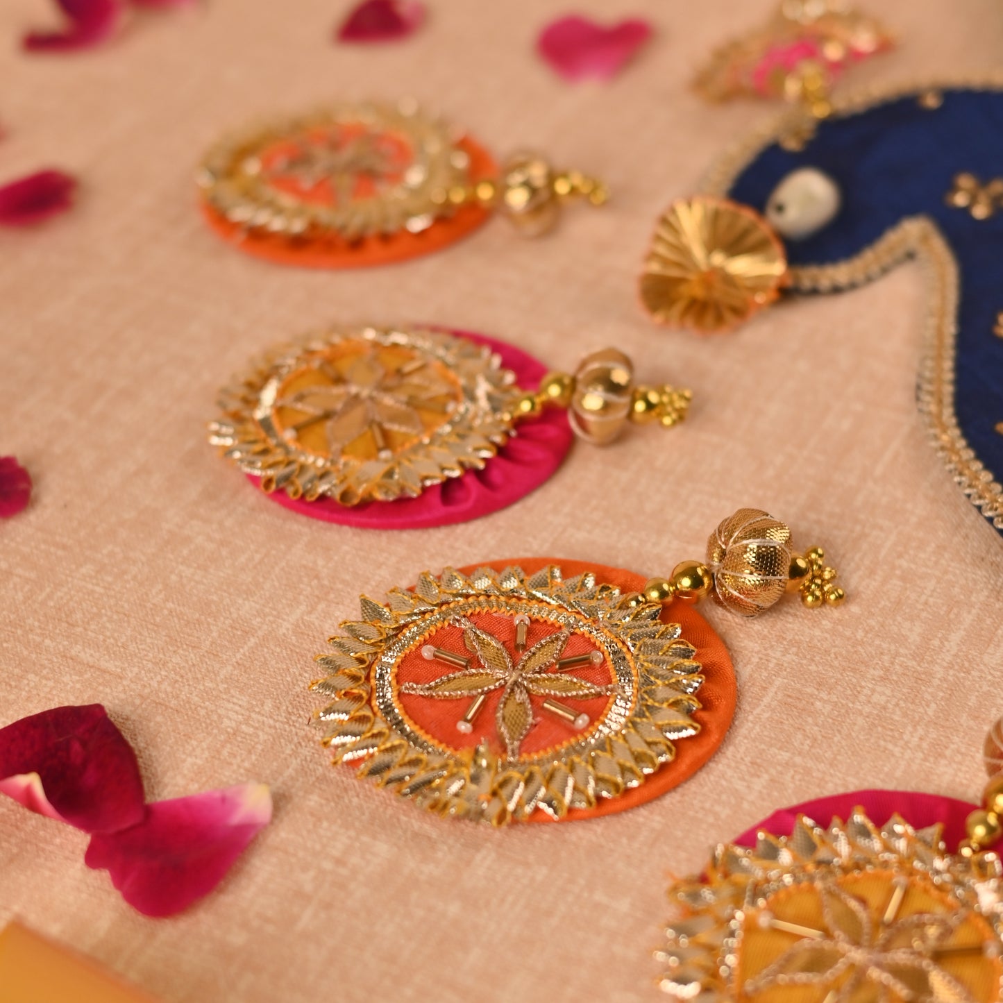 Banaavat Essence Peacock Rangoli – 3 Handcrafted Diyas, Eco-Friendly Festive Décor