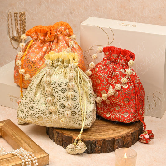 Slay Your Dress in a Wedding with an Exquisite Potli Collection