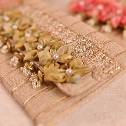 Handcrafted Jute Fabric Money Envelopes (Set Of 2)