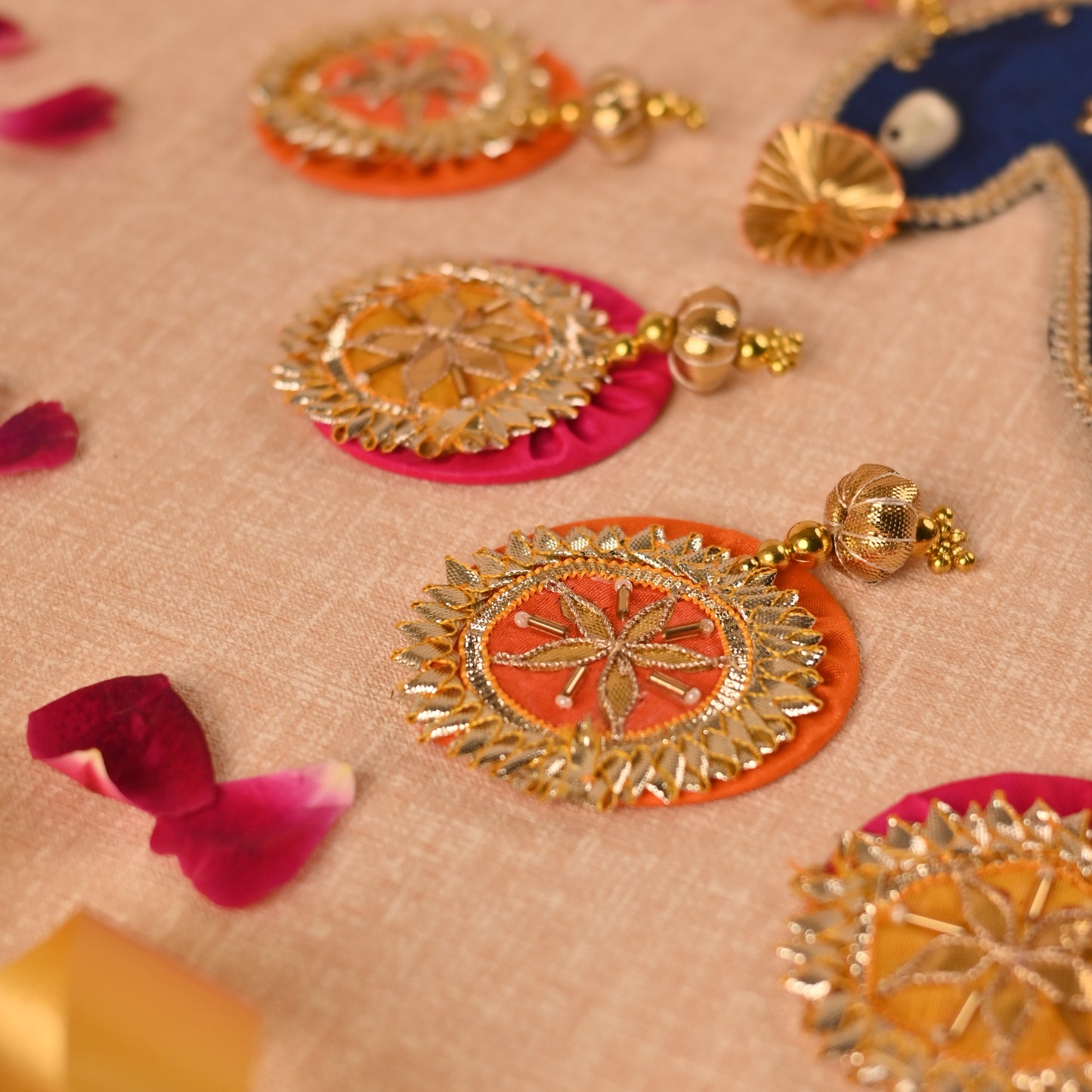 Banaavat Essence Peacock Rangoli – 3 Handcrafted Diyas, Eco-Friendly Festive Décor