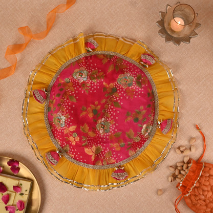 Banarasi Wedding Thaal Cover