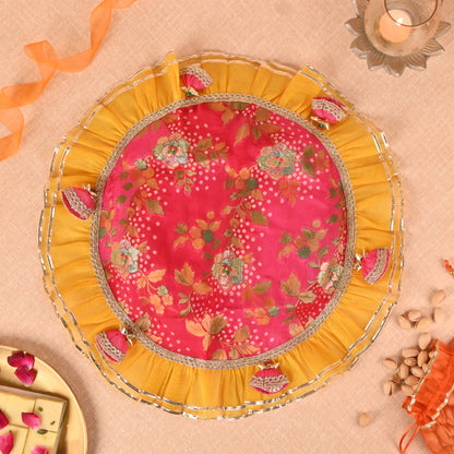 Banarasi Wedding Thaal Cover