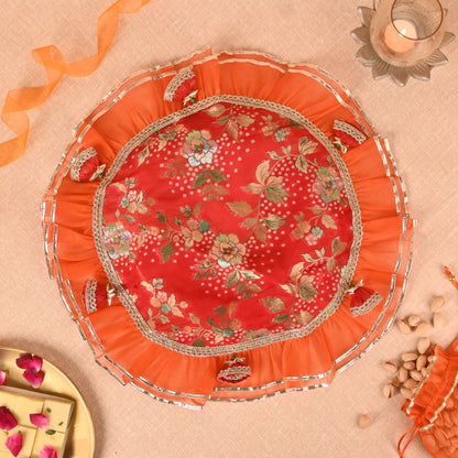Banarasi Wedding Thaal Cover