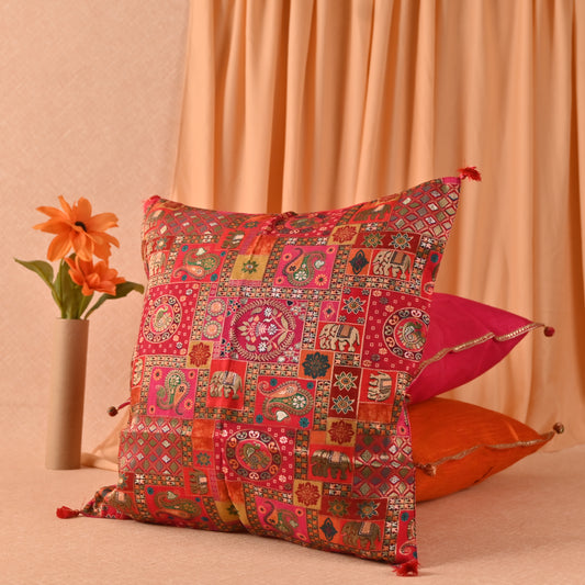 Banaavat Silk Cushion Cover (Set of 5)