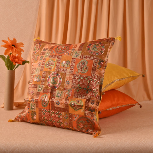 Banaavat Silk Cushion Cover (Set of 5)